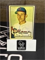 1952 Topps Baseball George Zuverink Trading Card