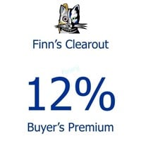 12% buyer's premium applies to the hammer price