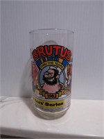 1982 POPEYES CHICKEN BRUTUS COLLECTORS GLASS NICE