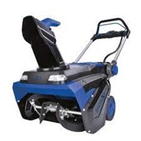(SIGNS OF USAGE) 21 IN. SNOWJOE SNOW BLOWER, ION