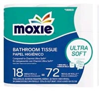 MOXIE 18 Mega Roll Toilet Paper 18-