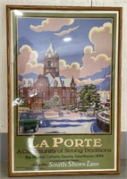 (RS) 2001 LaPorte South Shore Line Poster 25” x