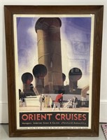 (K) Orient Cruises Poster 29” x 41”