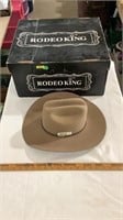 Rodeo king Resistol cowboy hat size 6.78 brand
