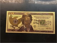 $20 Gold Foil Novelty Bank Note