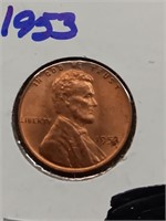 BU 1953 Wheat Penny