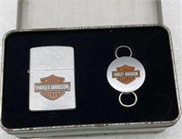 Zippo Harley Davidson Lighter & Keychain