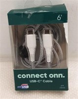 Connect Onn 6' USB-C Cable
