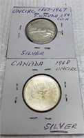 1867-1967 Uncirculated Canada Coins