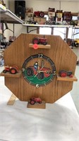 Decorative tractor clock