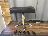 Adjustable rectangular stool