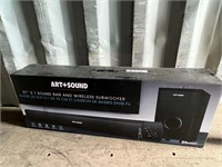 Unused Sound Bar and Wireless Subwoofer Set