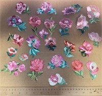 FLOWERS: 24 x Antique TURMAC Tobacco Silks (1930)