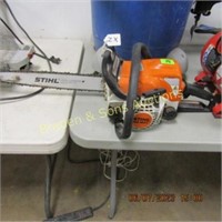 USED STIHL MODEL MS180C CHAIN SAW IN WORKING