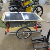 CUSTOM MADE SOLAR POWERED CHARGING SYSTEM ON