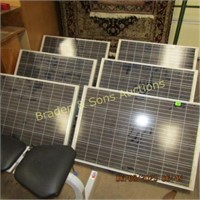 GROUP OF 6 USED 40" X 26" SOLAR PANELS