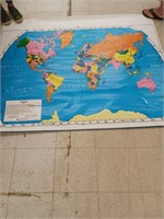Vntg World Map