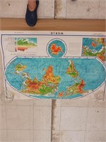 Vntg World Map