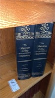 Lot of 2 American College Dictionaries