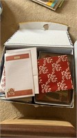Box of Unused Cards and Notepads