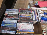 Assorted DVDs and VCR Tapes