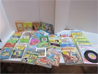 Assorted Children's Books and Records