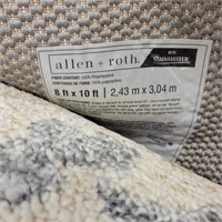 allen+roth area rug. 8x10'. (Stained)
