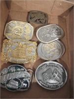 7 Collectible Belt Buckles - Ringsted, Iowa