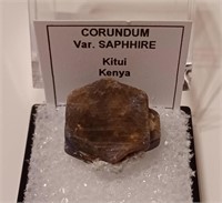 Corundum Var. Saphire kitui Kenya Sapphire  Corund