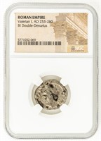 Coin Roman Empire-Valerian I-AD 253-260 NGC