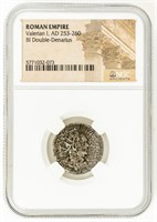 Coin Roman Empire-Valerian I- AD 253-260 NGC