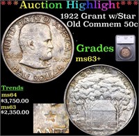 ***Auction Highlight*** 1922 Grant w/Star Old Comm