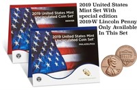 2019 U.S. Mint Uncirculated 20 Coin Mint Set