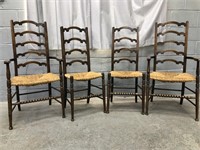 4 ANTIQUE DINING CHAIRS