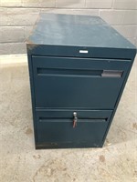 COLE METAL 2 DRAWER FILING CABINET