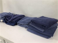 12 BLUE SHOP TOWELS