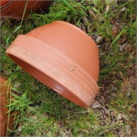 (5) Dillen Plastic 12" Planter Bowls