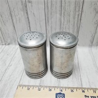 Vintage Rangetop Aluminum Salt & Pepper Shakers