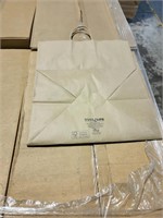 NEW CASES HANDLED BROWN PAPER BAGS - 200 PER CASE