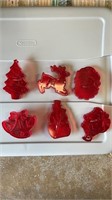Vintage Christmas cookie cutters /set of 6