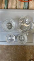 Lot of Cut-glass dishes