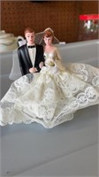Vintage wedding cake topper