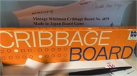 Vintage Whitman Cribbage Board