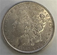 1889 MORGAN SILVER DOLLAR (2)