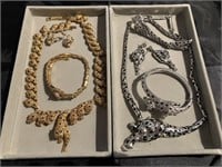 Leopard costume jewelry sets.