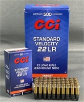 500 Rnds CCI Standard Velocity 22 Long Rifle