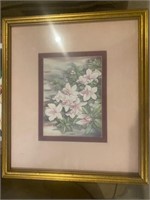 Beautifully Framed Flower Print