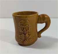 Vintage Brown Glazed Dad Mug ceramic