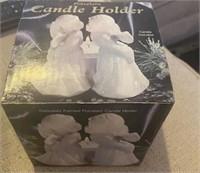 Porcelain Angel Candle Holder NEW