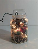 Decorative Light up Potpourri Glass Jar works